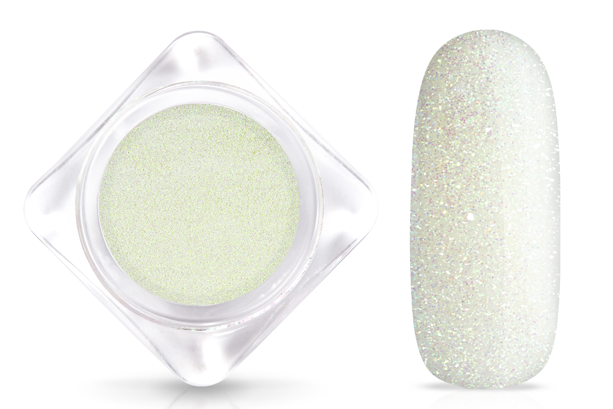 Jolifin Nightshine Glitterpuder - white