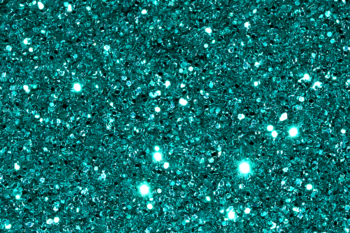 Jolifin Glitterpuder - turquoise