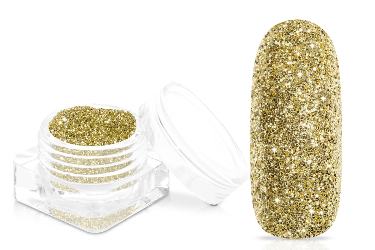 Jolifin Glitterpuder - golden star