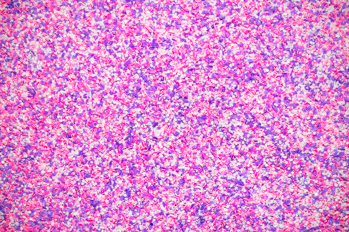 Jolifin LAVENI Matt Sugar Glitter - pink lavender