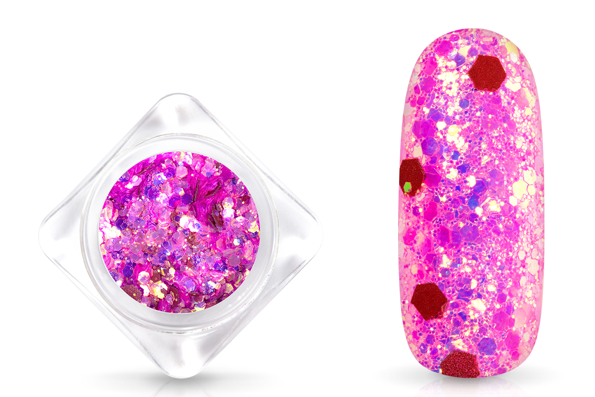 Jolifin Neon Aurora Glitter - pink