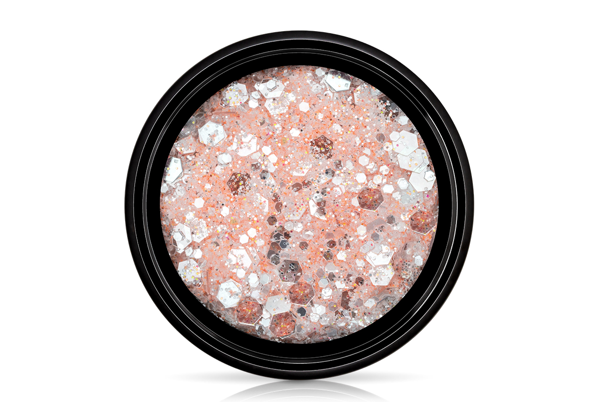 Jolifin LAVENI Crystal Glitter - pastel-peach