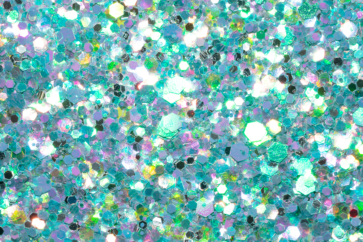 Jolifin LAVENI Festival Glitter - icy mint