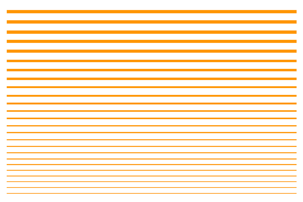 Jolifin LAVENI XL Sticker - Stripes neon-orange