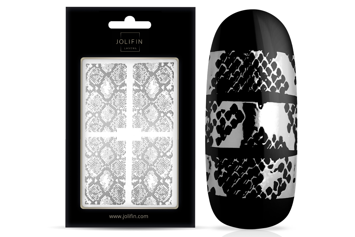 Jolifin LAVENI XL Sticker - Animalprint Silver Nr. 2