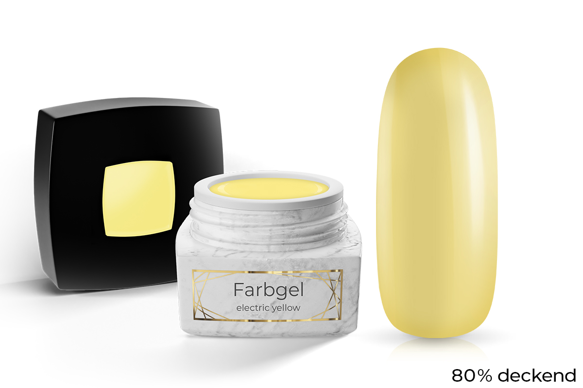 Jolifin LAVENI PRO colour gel - electric yellow 5ml