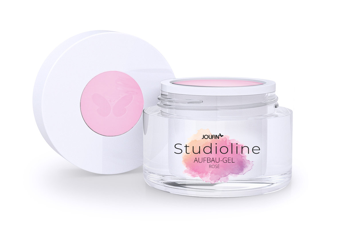 Jolifin Studioline - Aufbau-Gel rosé 15ml