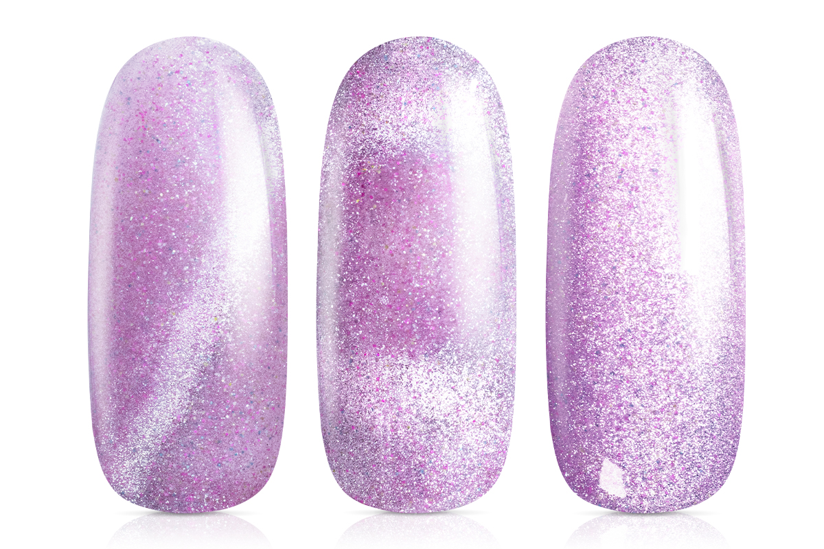 Jolifin LAVENI Shellac - Cat-Eye super shine pastel-berry 10ml