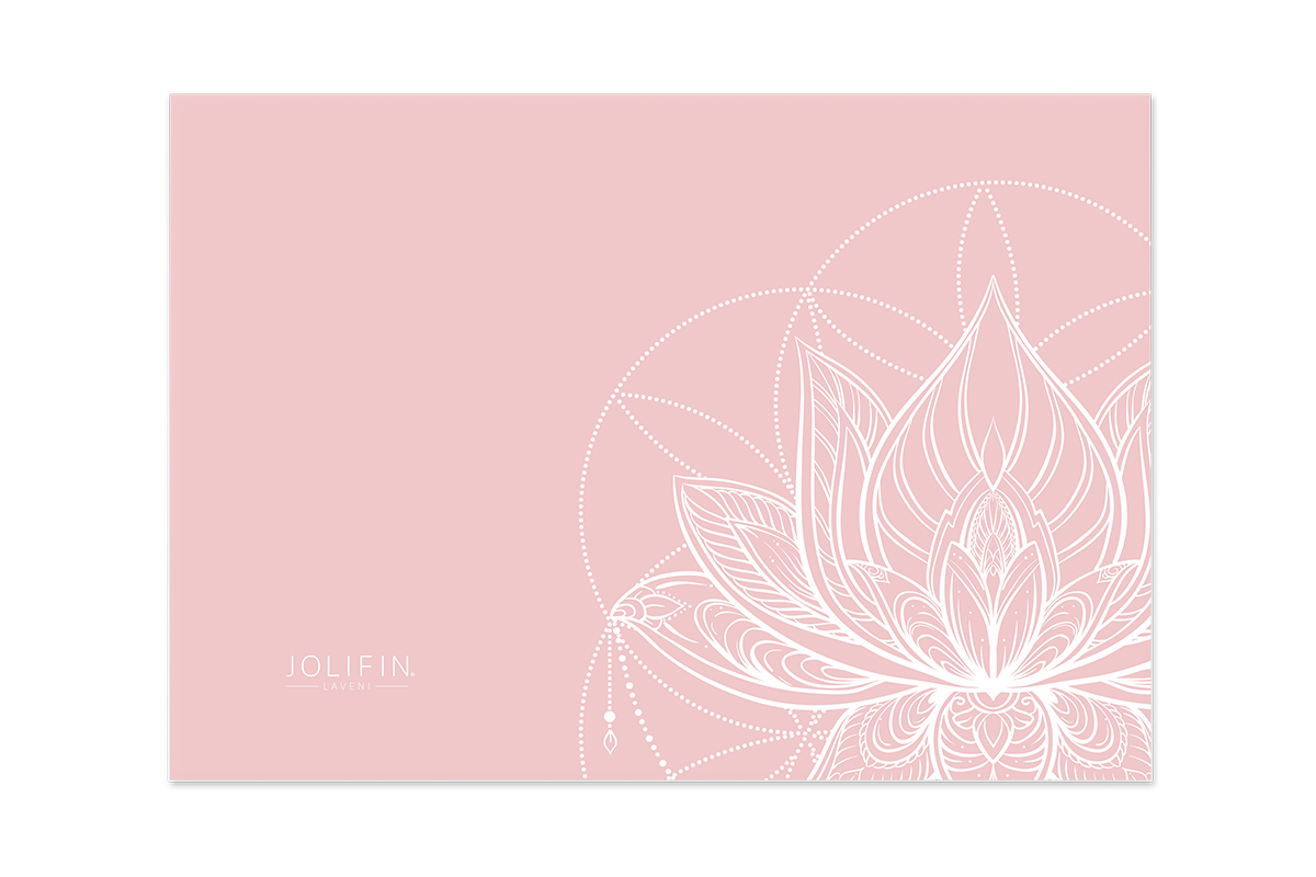 Jolifin LAVENI silicone mat - rosé