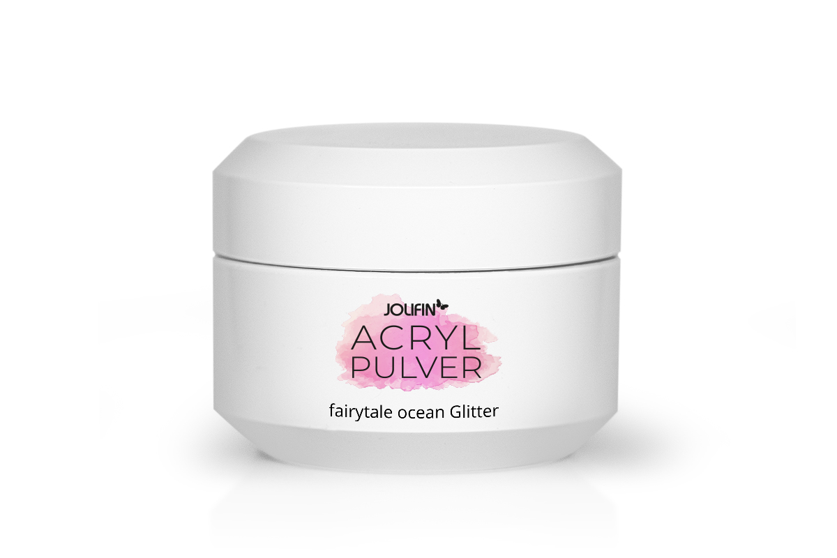 Jolifin Acryl Farbpulver - fairytale ocean Glitter 5g