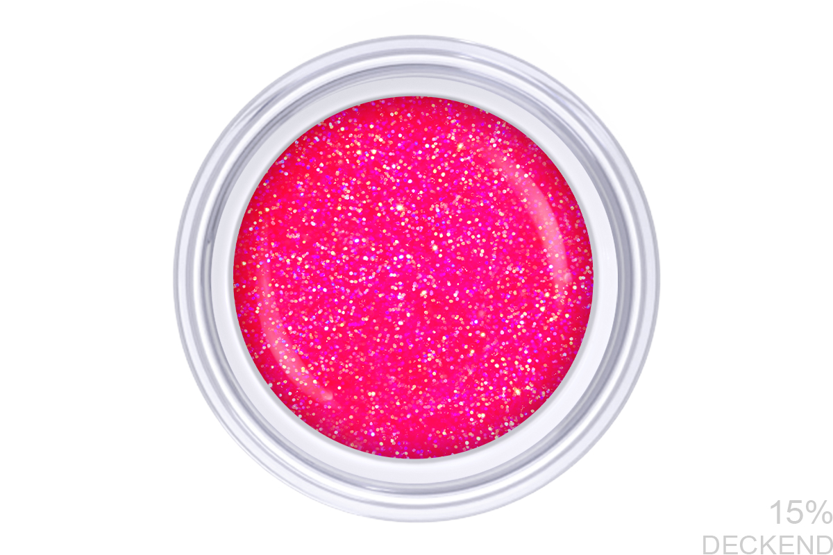 Jolifin Farbgel neon-candypink Glitter 5ml