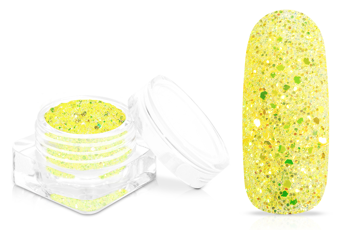 Jolifin Shiny Glitter - fresh lemon