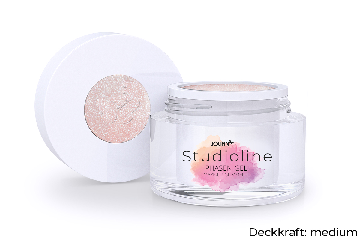 Jolifin Studioline - Thixotrop Aufbau-Gel make-up Glimmer 15ml