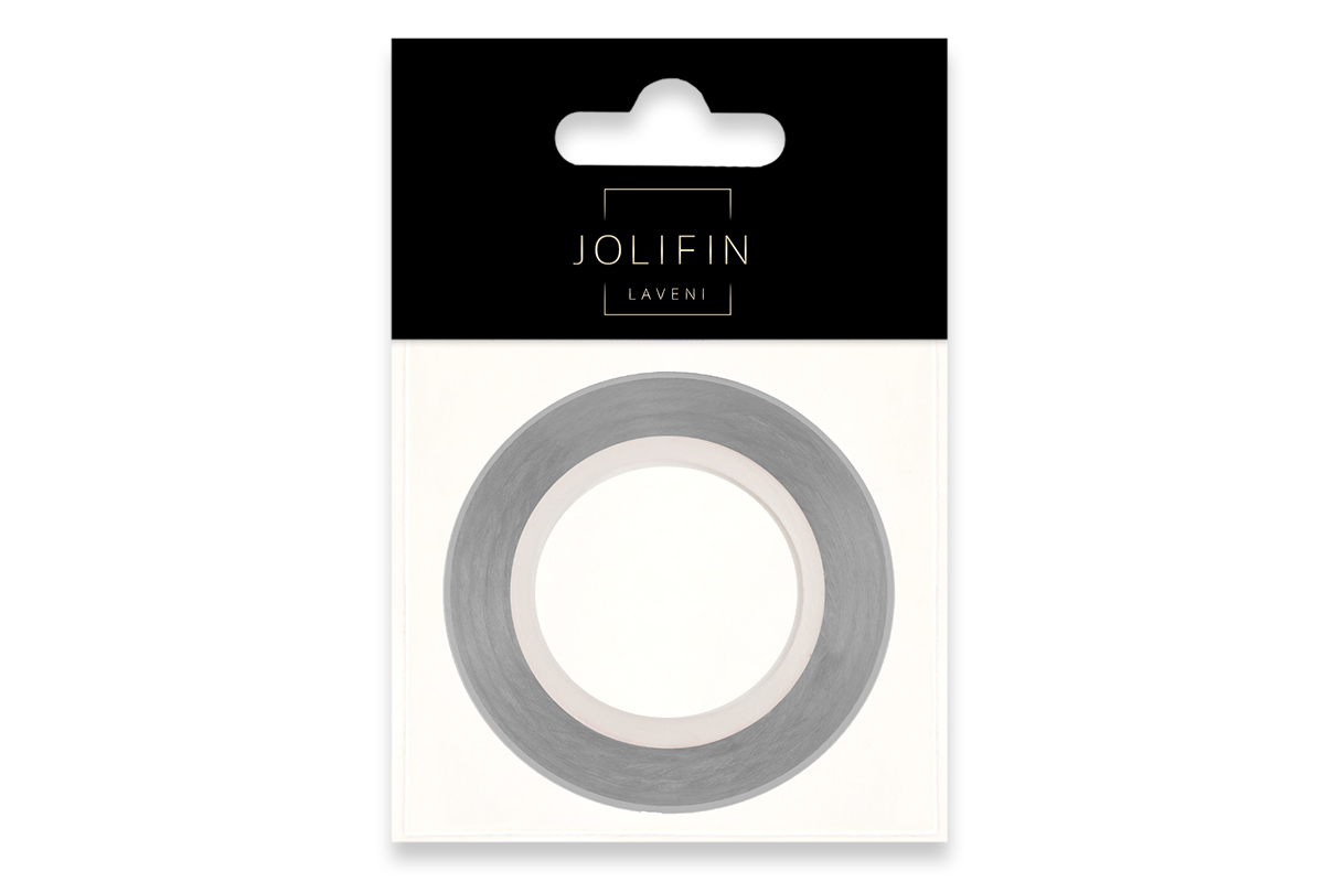 Jolifin LAVENI Pinstripes rainbow silver - 1mm