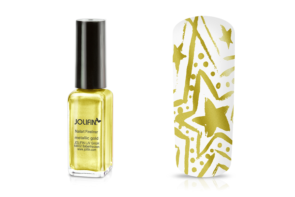 Jolifin Nailart Fineliner metallic gold 10ml