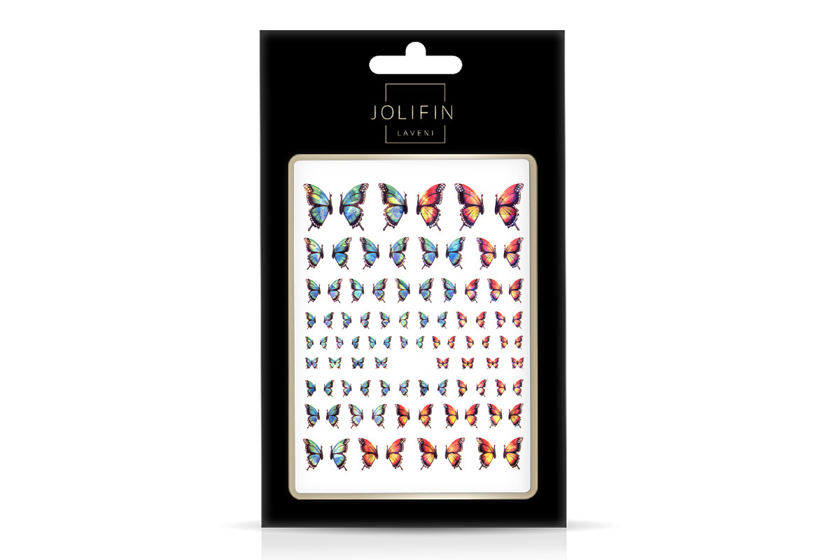 Jolifin LAVENI XL Sticker - Butterfly Hologramm Nr. 8