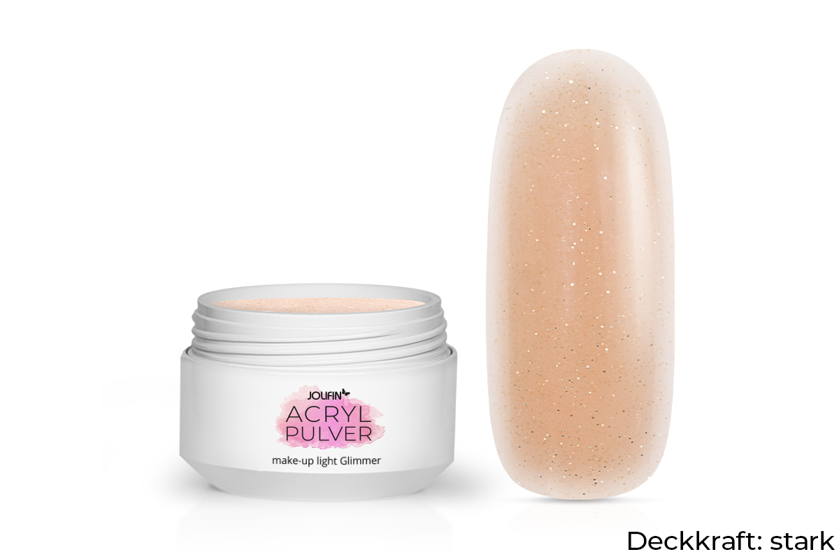 Jolifin Acryl Pulver - make-up light Glimmer 10g