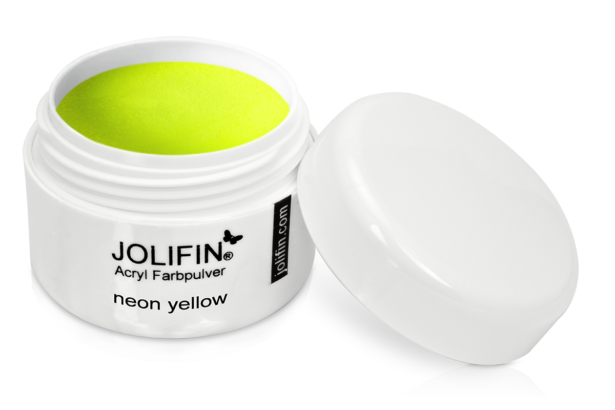 Jolifin Acryl Farbpulver - neon yellow 5g