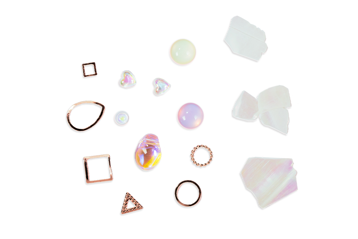 Jolifin LAVENI Luxury Nail-Art Mix - Perlmutt rosé