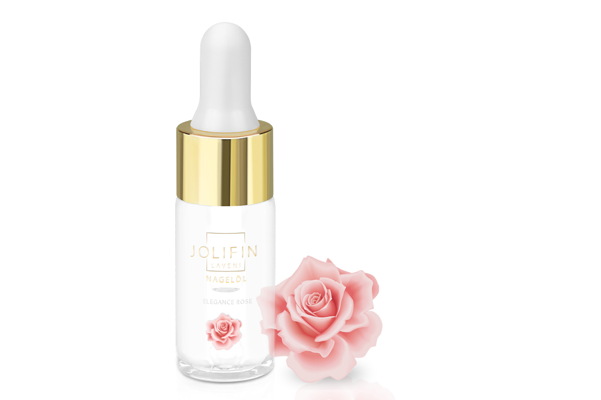 Jolifin LAVENI Nagelöl - elegance rose 10ml 