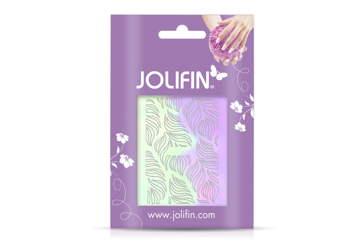 Jolifin Hologramm Sticker - Waves clear diamond