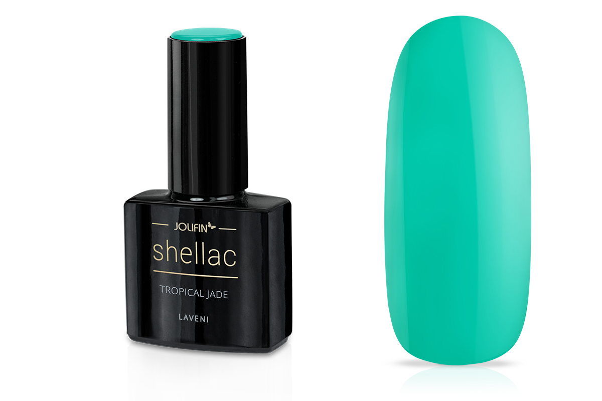 Jolifin LAVENI Shellac - tropical jade 10ml