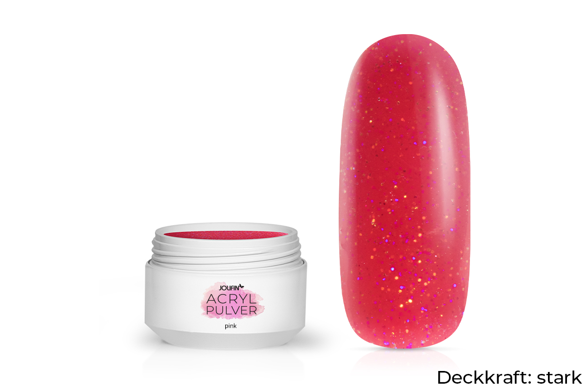 Jolifin Acryl Farbpulver - pink 5g