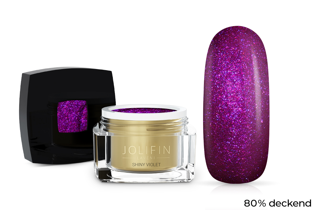 Jolifin LAVENI Farbgel - shiny violet 5ml