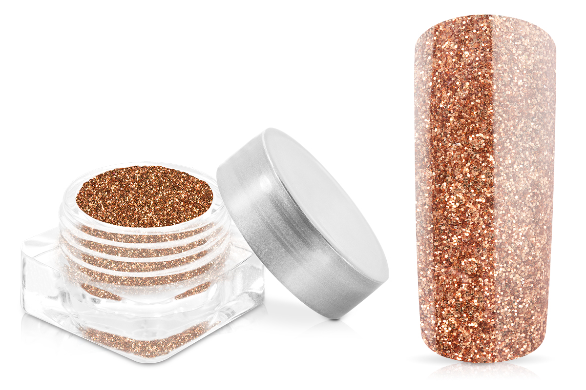 Jolifin Glitterpuder rosy copper