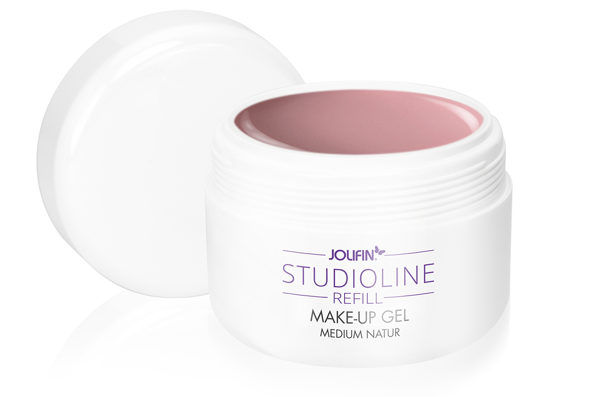 Jolifin Studioline Refill - Make-Up Gel medium natural 250ml