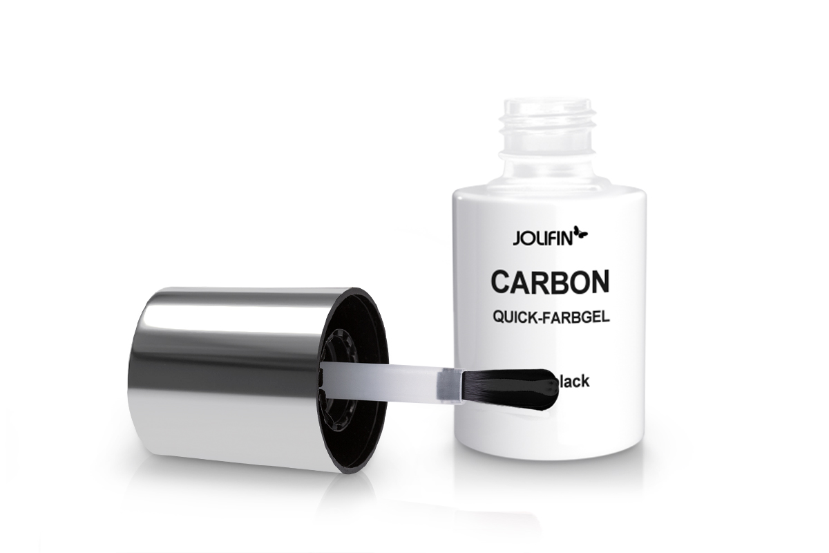 Jolifin Carbon Quick-Farbgel - pure-black 11ml