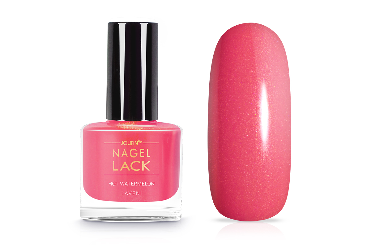 Jolifin LAVENI Nagellack - hot watermelon 9ml