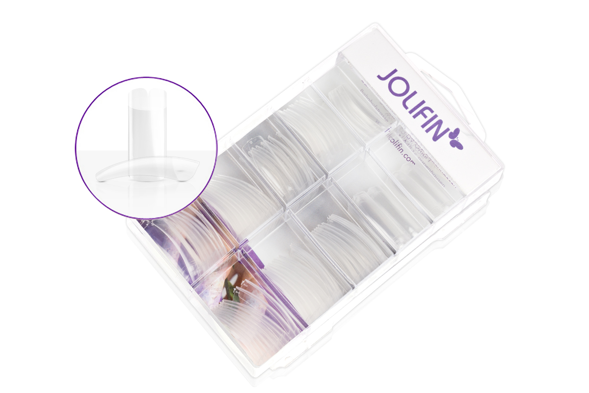 Jolifin 100er Tipbox curvy clear