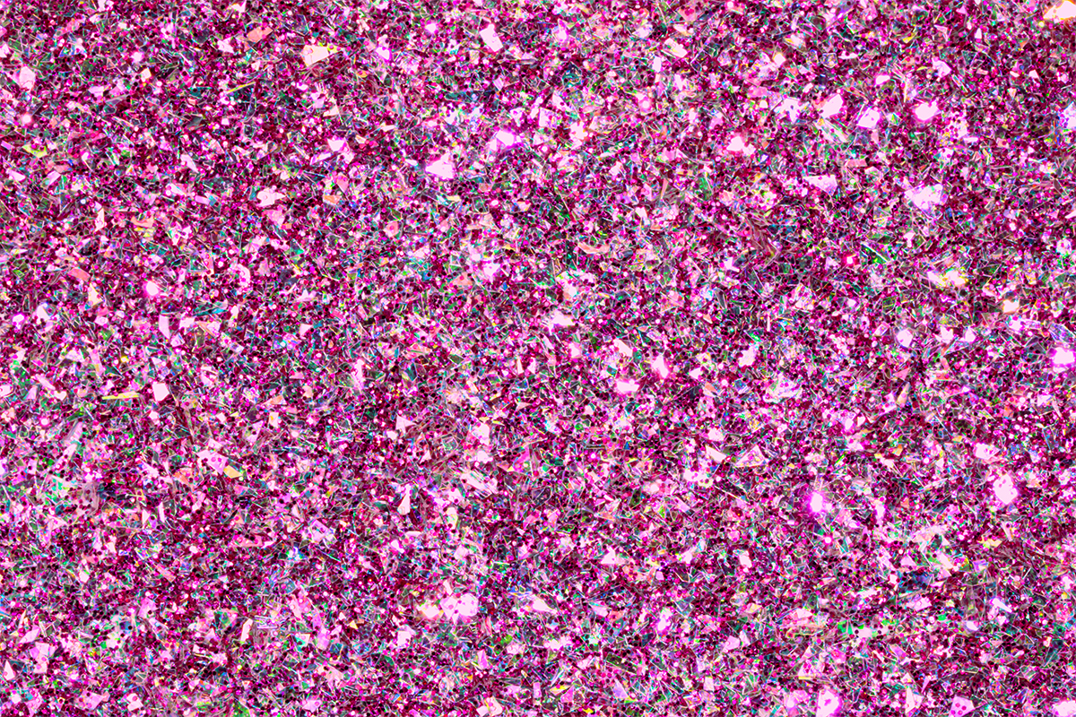 Jolifin Glittermix Flakes - magenta-rosy