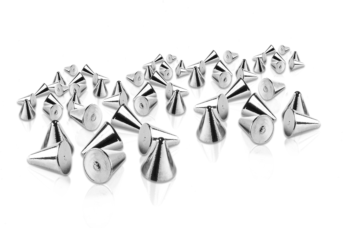 Jolifin Nailart Nieten klein silber
