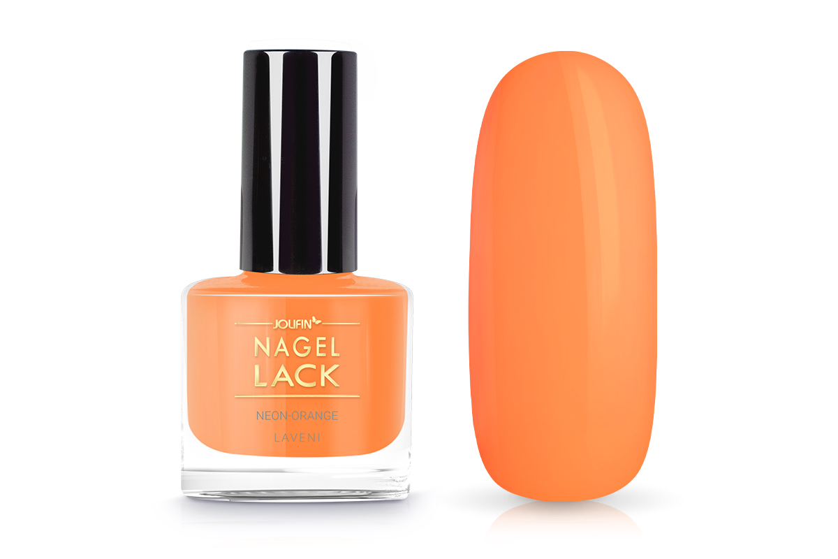 Jolifin LAVENI Nagellack - neon-orange 9ml