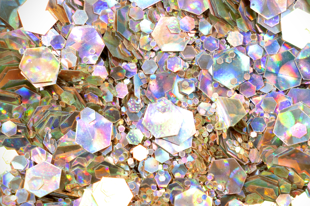 Jolifin LAVENI Chameleon Glittermix - pastell-gold