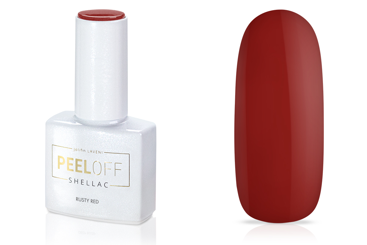 Jolifin LAVENI Shellac PeelOff - rusty red 10ml