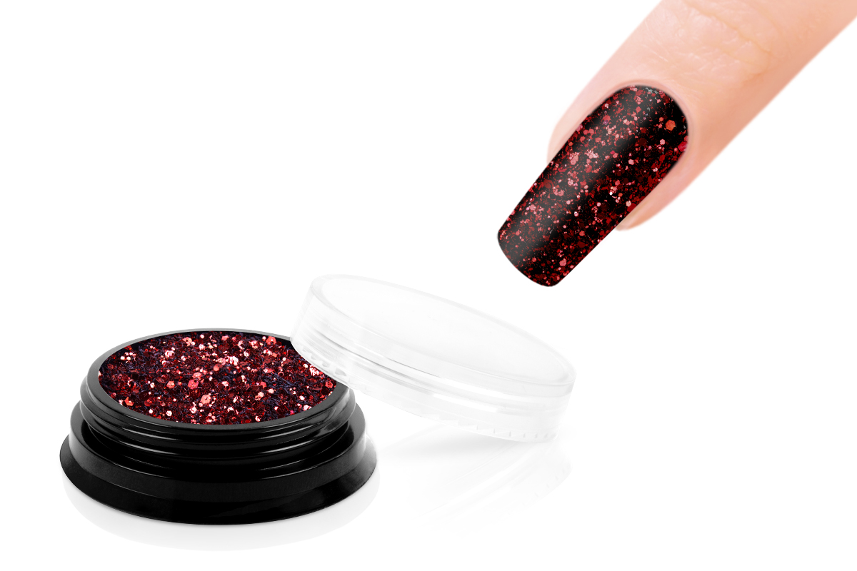 Jolifin LAVENI Sparkle Glitter - red