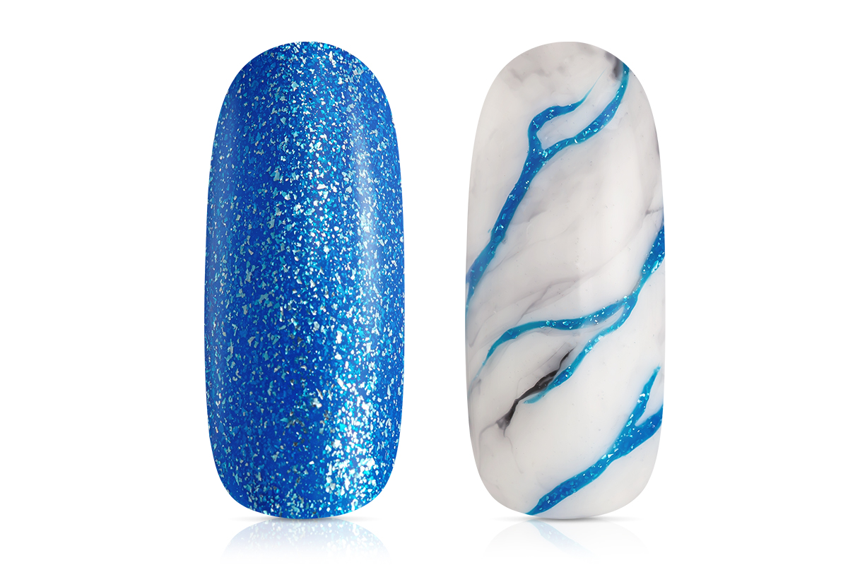 Jolifin LAVENI PRO colour gel - neon-blue glitter 5ml
