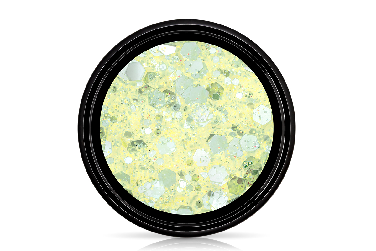 Jolifin LAVENI Crystal Glitter - pastell-yellow