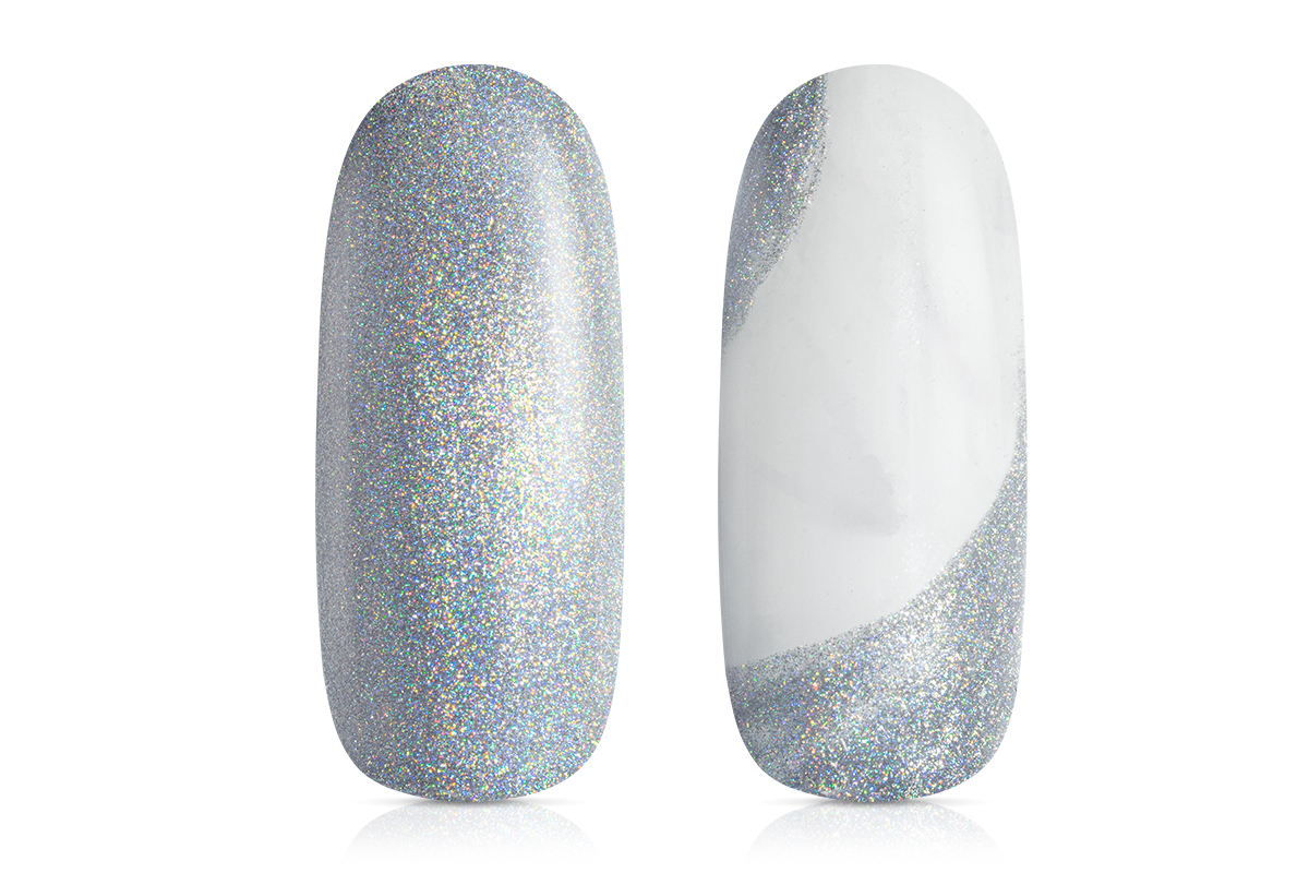 Jolifin LAVENI PRO Farbgel - silver unicorn Glitter 5ml