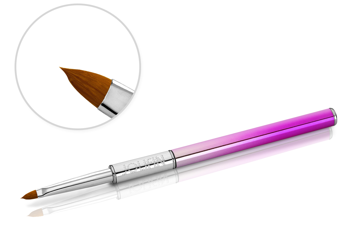 Jolifin Chrome Gel-Pinsel - Katzenzunge
