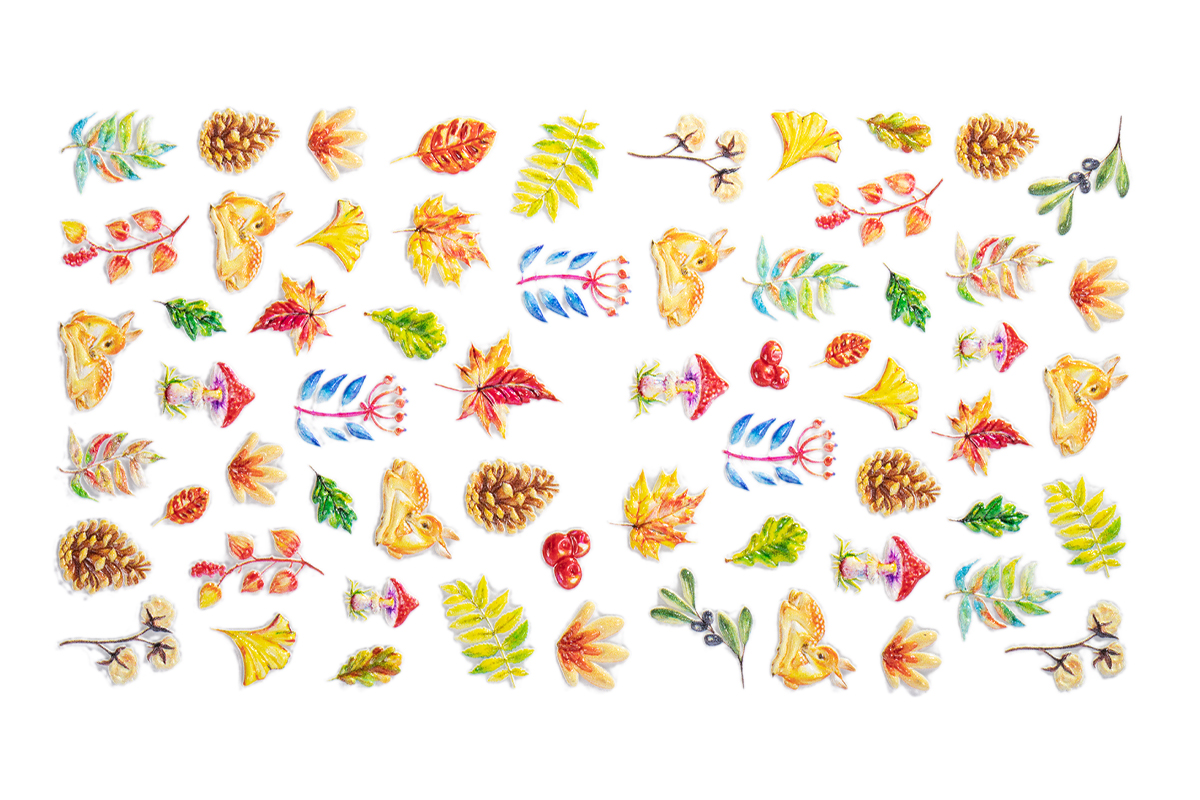 Jolifin LAVENI 3D Sticker - Autumn No. 2 