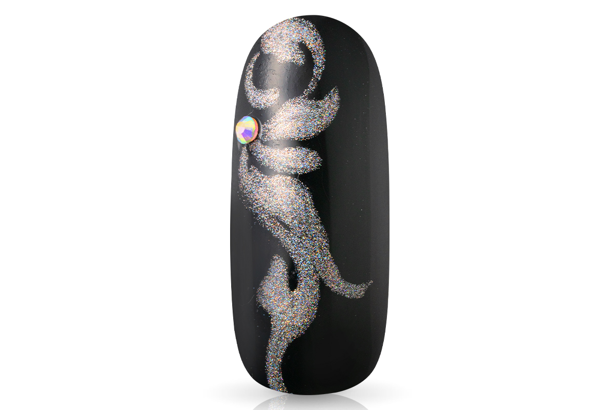 Jolifin LAVENI Shellac Fineliner - unicorn hologramm silver 10ml