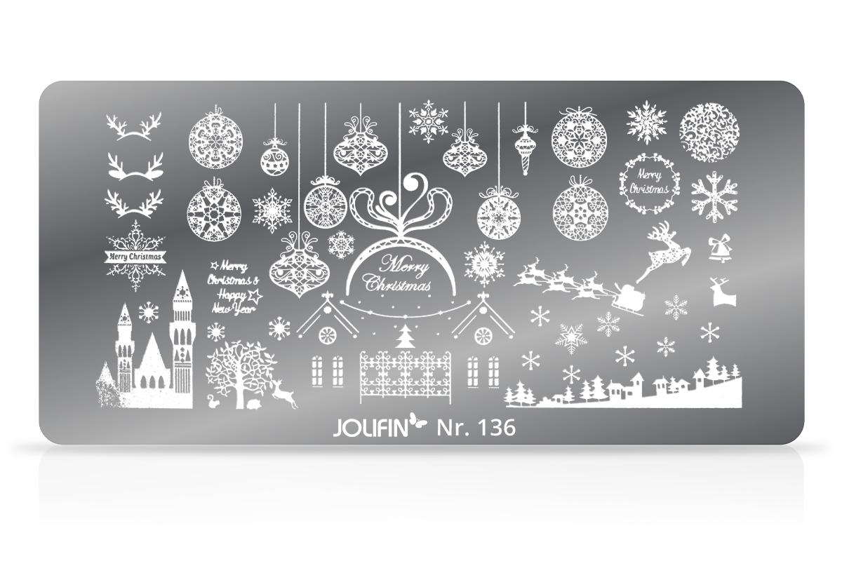 Jolifin Stamping-Schablone Nr. 136