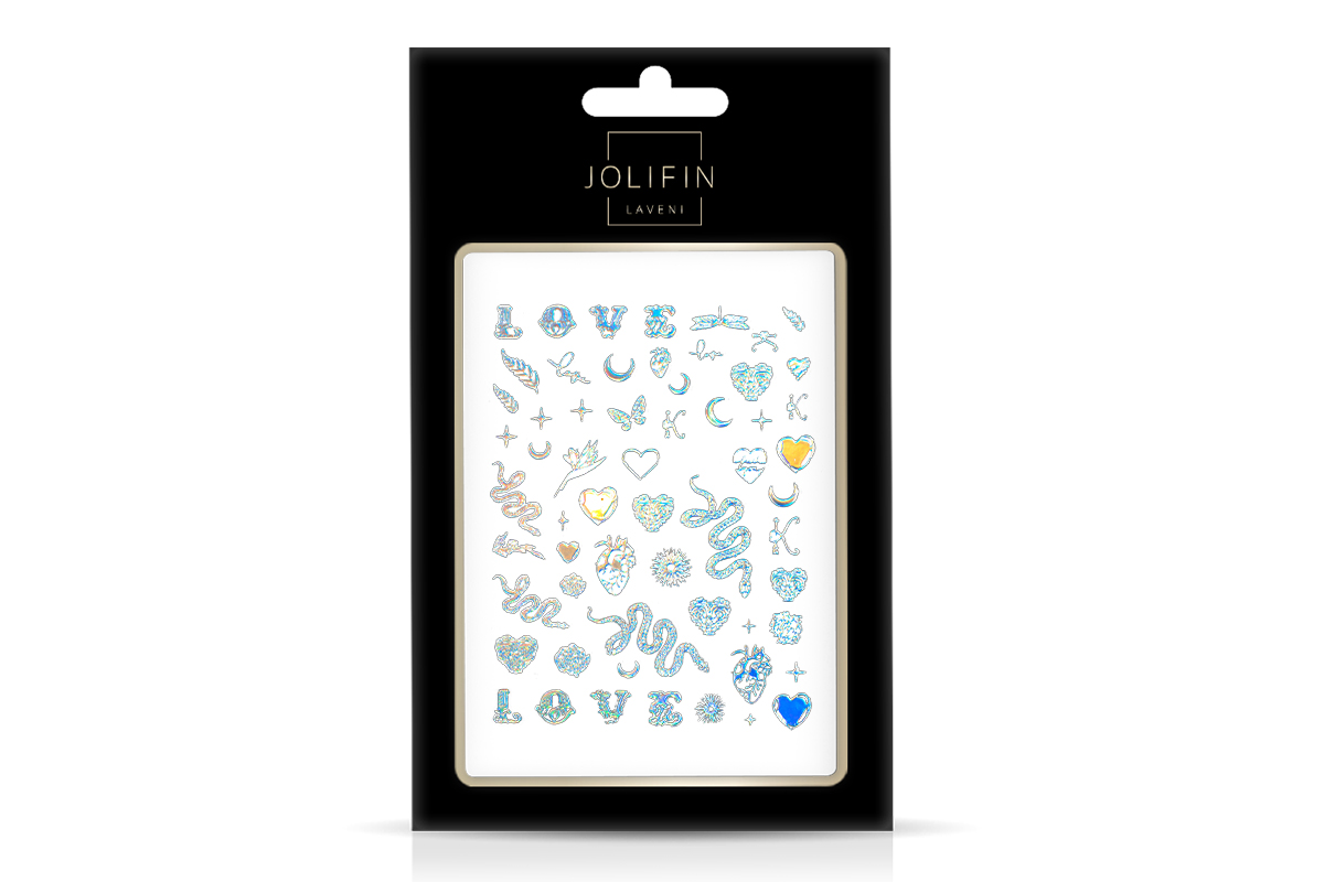 Jolifin LAVENI XL Sticker - Silver Nr. 3