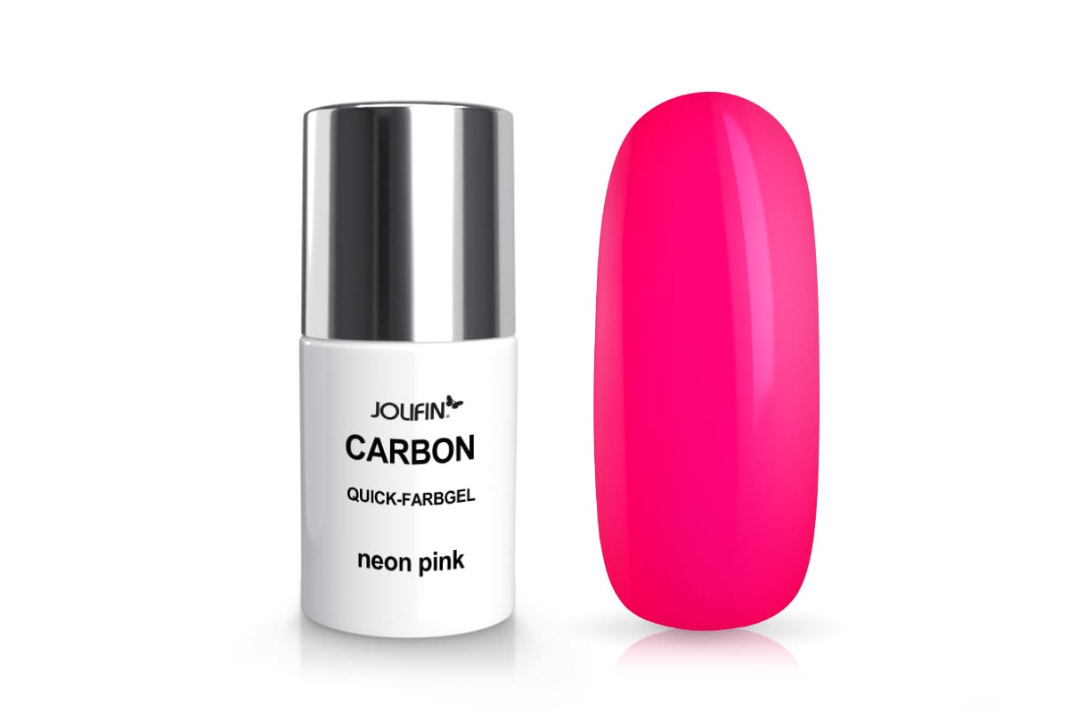 Jolifin Carbon Quick-Farbgel - neon pink 11ml