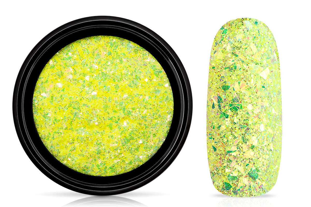 Jolifin LAVENI Mermaid Flakes Glitter - yellow