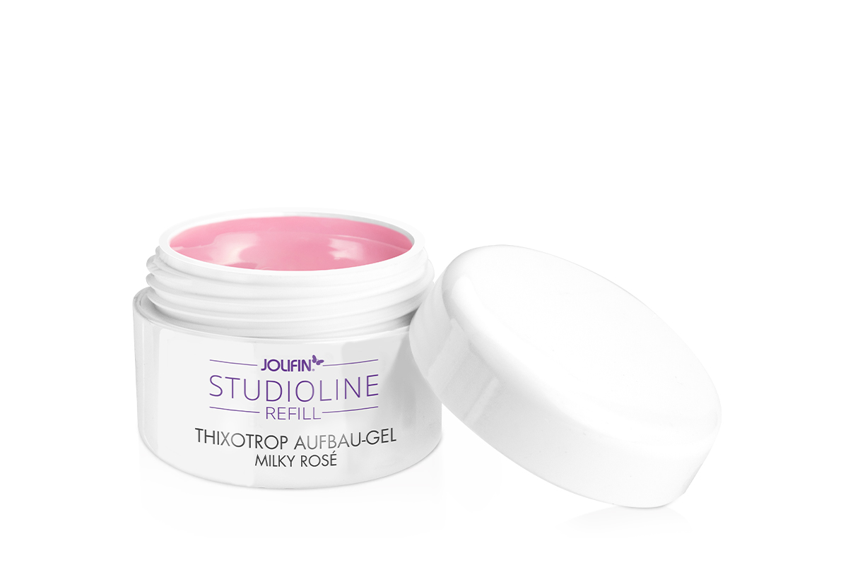 Jolifin Studioline Refill - Thixotrop Aufbau-Gel milky rosé 5ml